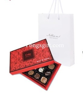 Red Paper Chocolate Gift Hamper, For Gifting