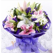 Make a Wish Birthday Lilies to China
