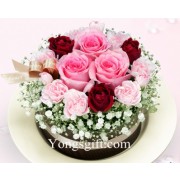 Birthday Wishes Flower Cake to Japan